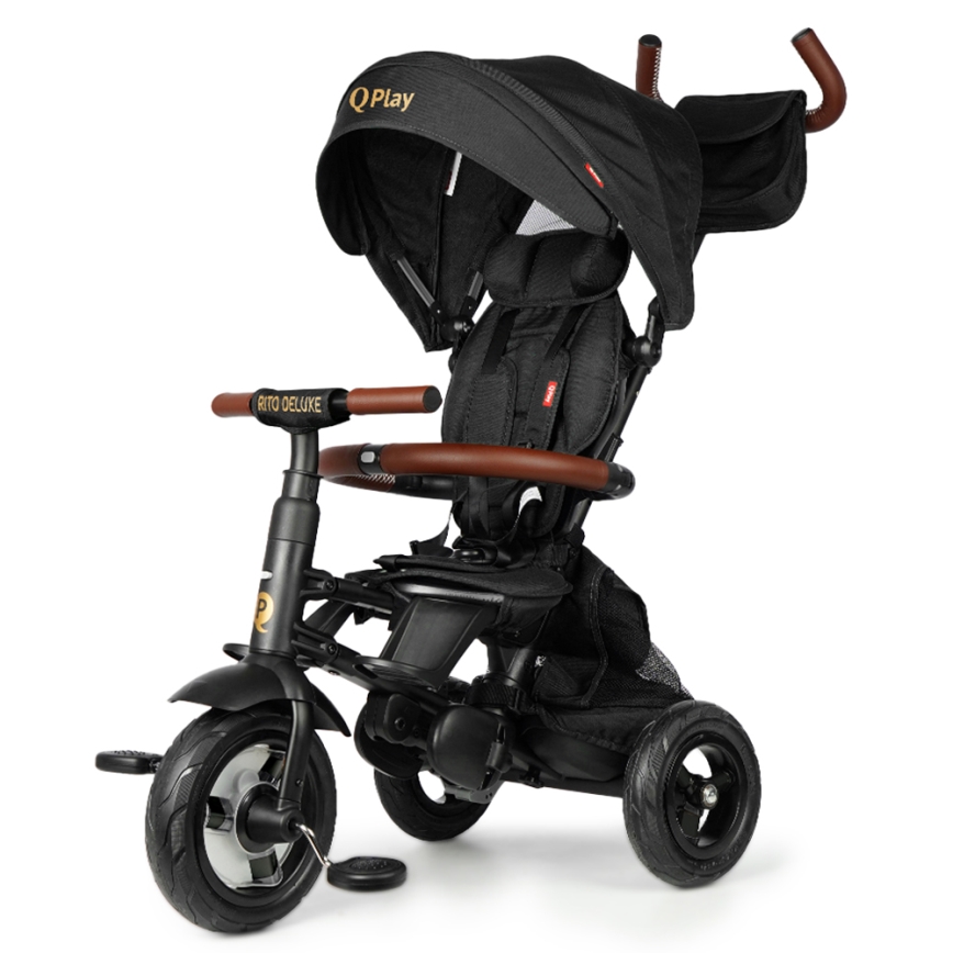 QPlay - Детска триколка RITO DELUXE (лимитирано специално издание) черен