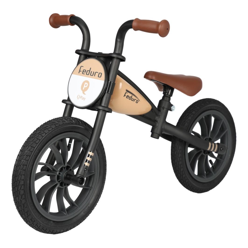 QPlay - Колело за бутане FEDURO черен/бежов