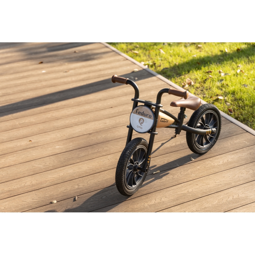 QPlay - Колело за бутане FEDURO черен/бежов