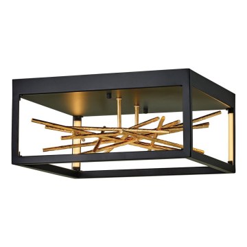 Quintiesse - LED таванно осветително тяло STYX LED/8W/230V черно/златно