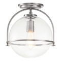 Quintiesse - Плафон SOMERSET 1xE27/60W/230V Ø 28,2 см матов хром