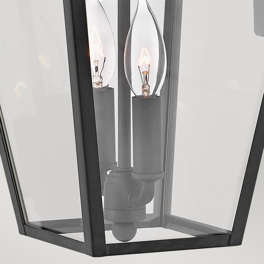 Quintiesse - Външна стенна лампа ALFORD M 2xE14/40W/230V IP44 черна