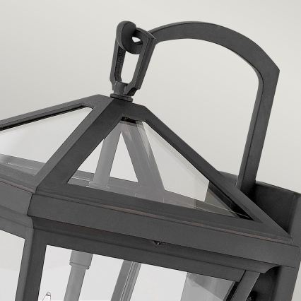 Quintiesse - Външна стенна лампа ALFORD S 2xE14/40W/230V IP44 черна