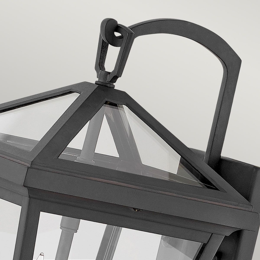 Quintiesse - Външна стенна лампа ALFORD S 2xE14/40W/230V IP44 черна