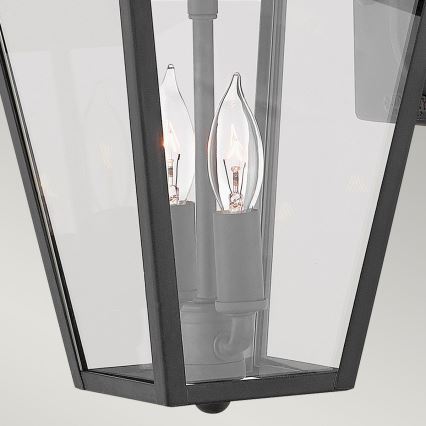 Quintiesse - Външна стенна лампа ALFORD S 2xE14/40W/230V IP44 черна