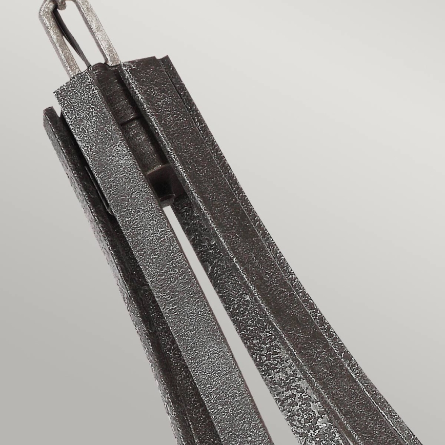 Quintiesse - Полилей на верига ANGELO 6xE27/60W/230V дъбов декор