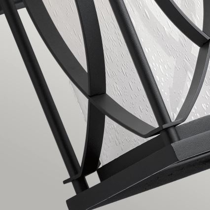 Quintiesse - Външно стеннo осветително тяло ASHBERN M 1xE27/60W/230V IP44 черно