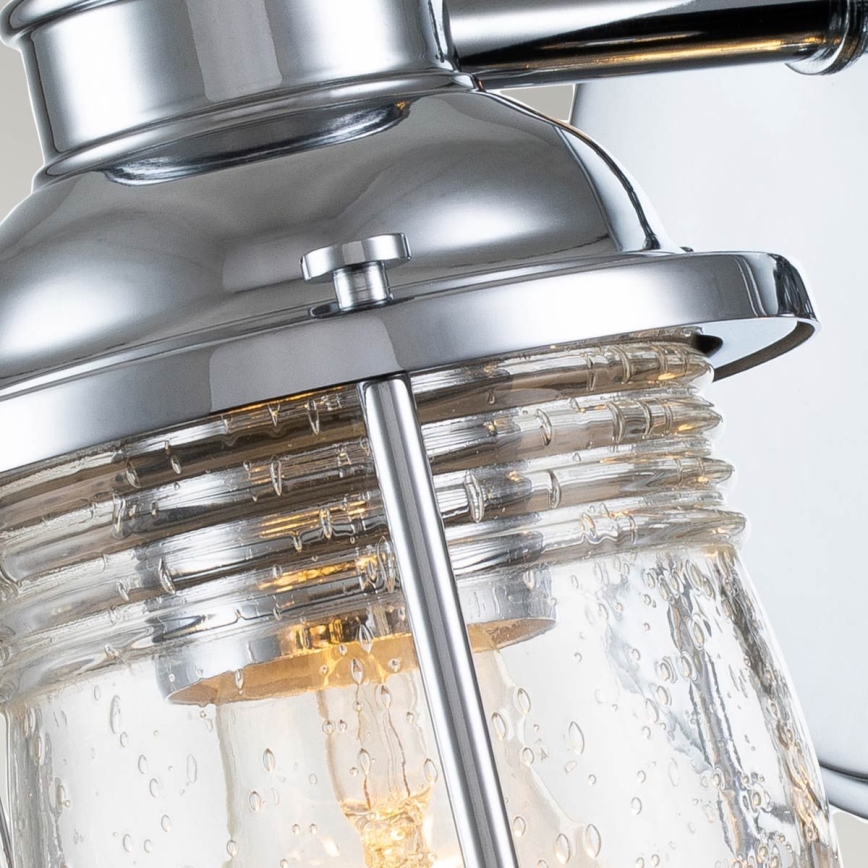 Quintiesse - Външна стенна лампа ASHLAND BAY 1xE27/60W/230V IP44 лъскав хром