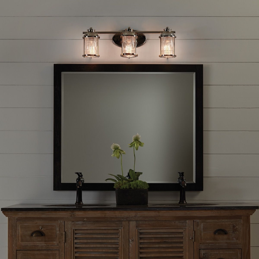 Quintiesse - Външна стенна лампа ASHLAND BAY 3xE27/60W/230V IP44 лъскав хром