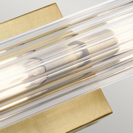 Quintiesse - Стенно осветително тяло за баня AZORES 2xE14/40W/230V IP44 златно