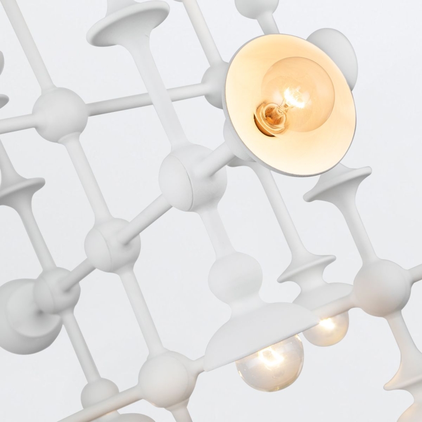 Quintiesse - Полилей на тръба CADENCE 18xE14/40W/230V бял