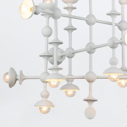 Quintiesse - Полилей на тръба CADENCE 18xE14/40W/230V бял