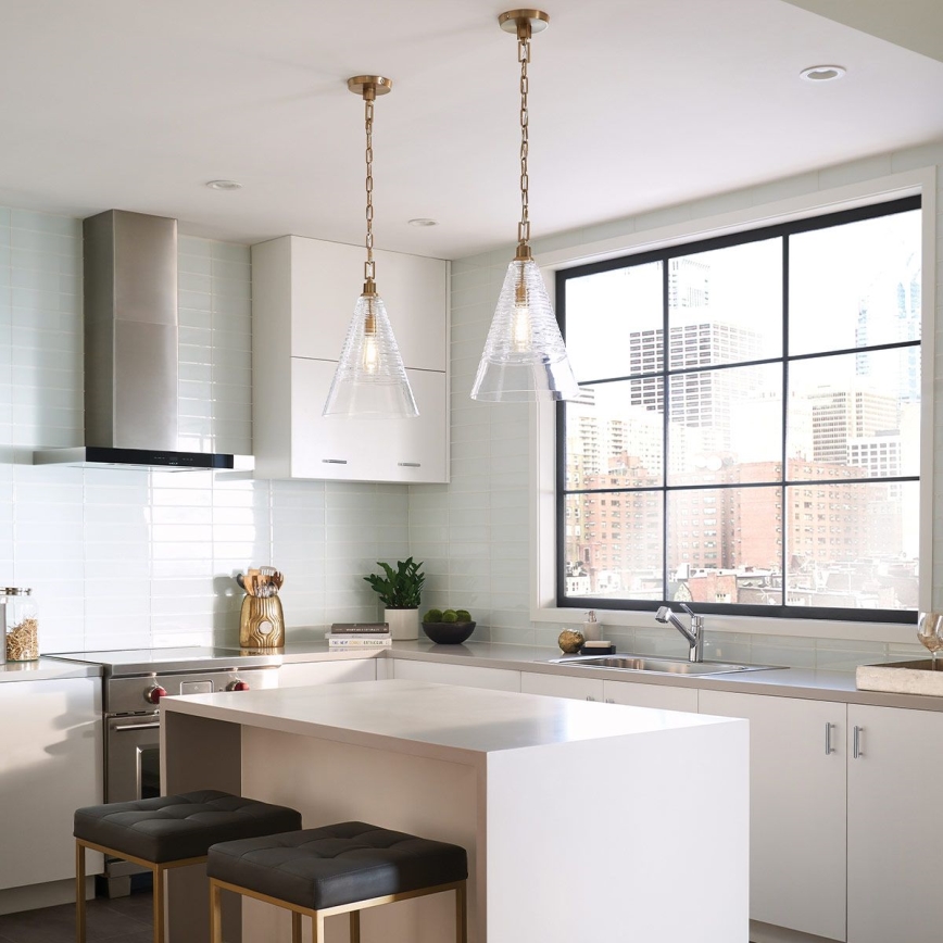 Quintiesse - Полилей на верига ELMORE 1xE27/60W/230V златен