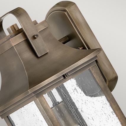 Quintiesse - Външна стенна лампа GRANT M 1xE27/60W/230V IP44 бронзова