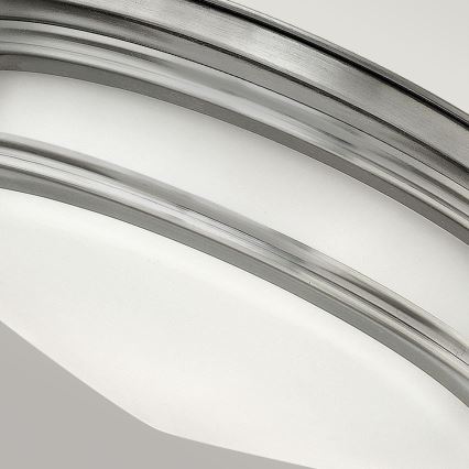 Quintiesse - Външно таванно осветително тяло HADRIAN 2xE27/40W/230V диаметър 30,5 см IP44 матов хром