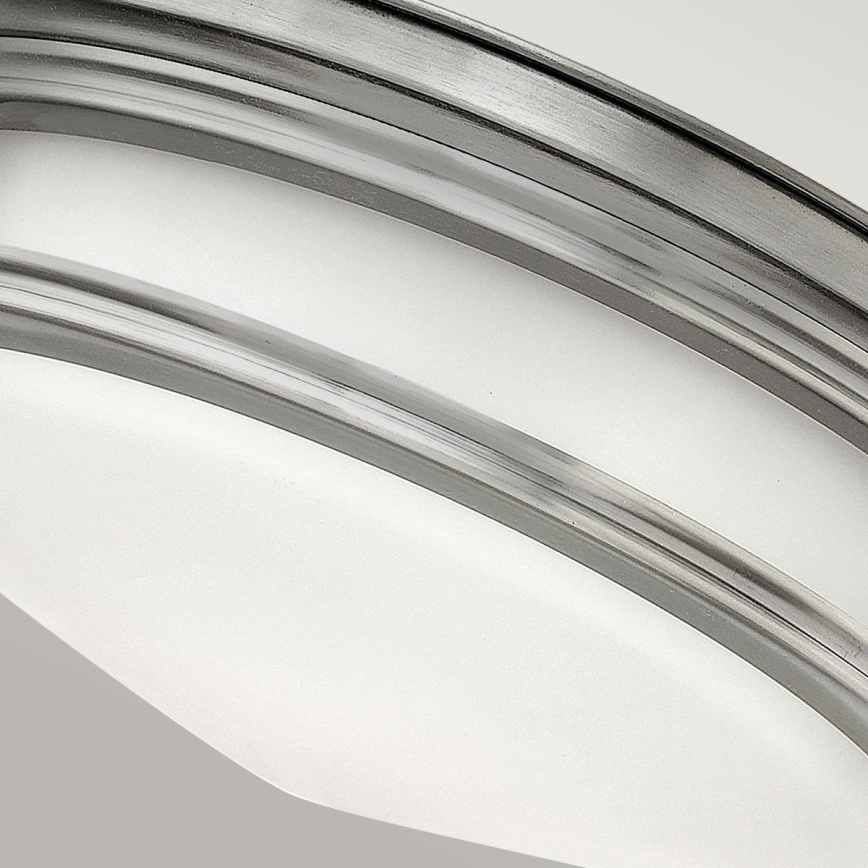 Quintiesse - Външно таванно осветително тяло HADRIAN 2xE27/40W/230V диаметър 30,5 см IP44 матов хром