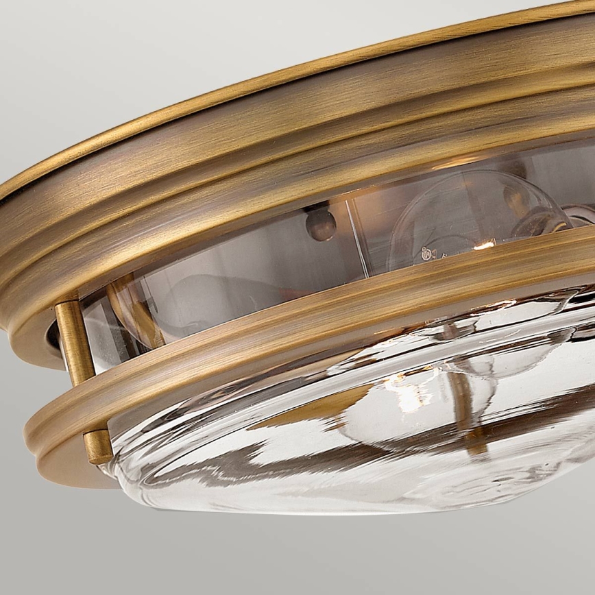 Quintiesse - Външно таванно осветително тяло HADRIAN 2xE27/40W/230V Ø 30,5 см IP44 бронзово