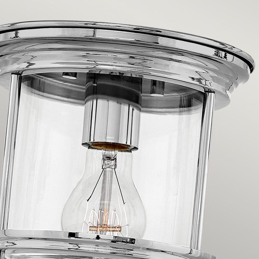 Quintiesse - Външно таванно осветително тяло HADRIAN 1xE27/60W/230V Ø 16,8 см IP44