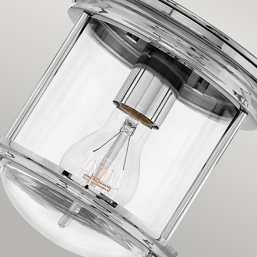 Quintiesse - Външно таванно осветително тяло HADRIAN 1xE27/60W/230V Ø 16,8 см IP44