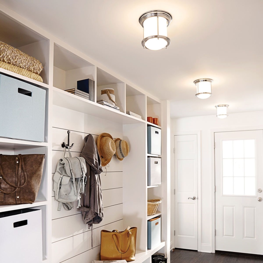 Quintiesse - Външно таванно осветително тяло HADRIAN 1xE27/60W/230V Ø 16,8 cm IP44