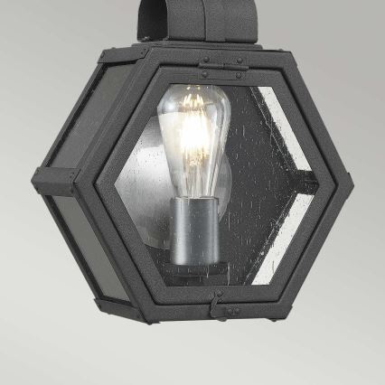 Quintiesse - Външно стенно осветително тяло HEATH S 1xE27/60W/230V IP44 черно