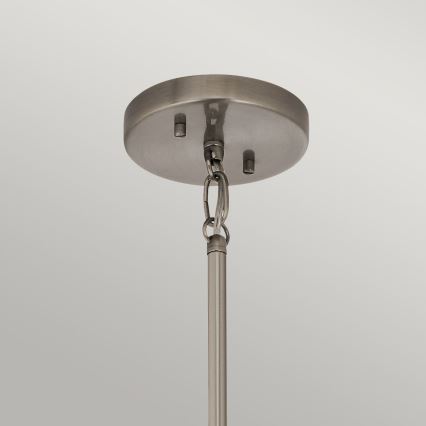 Quintiesse - Полилей на тръба KARLEE 5xE14/60W/230V Ø 61 см матов хром