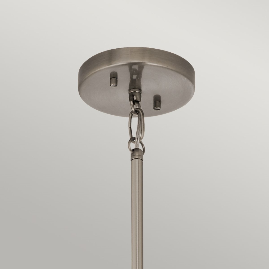 Quintiesse - Полилей на тръба KARLEE 5xE14/60W/230V Ø 61 см матов хром