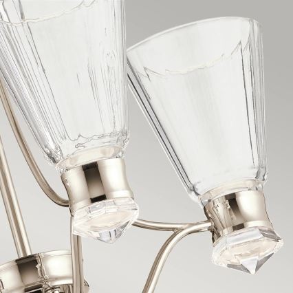 Quintiesse - LED полилей за баня на прът KAYVA LED/24W/230V IP44 лъскав хром