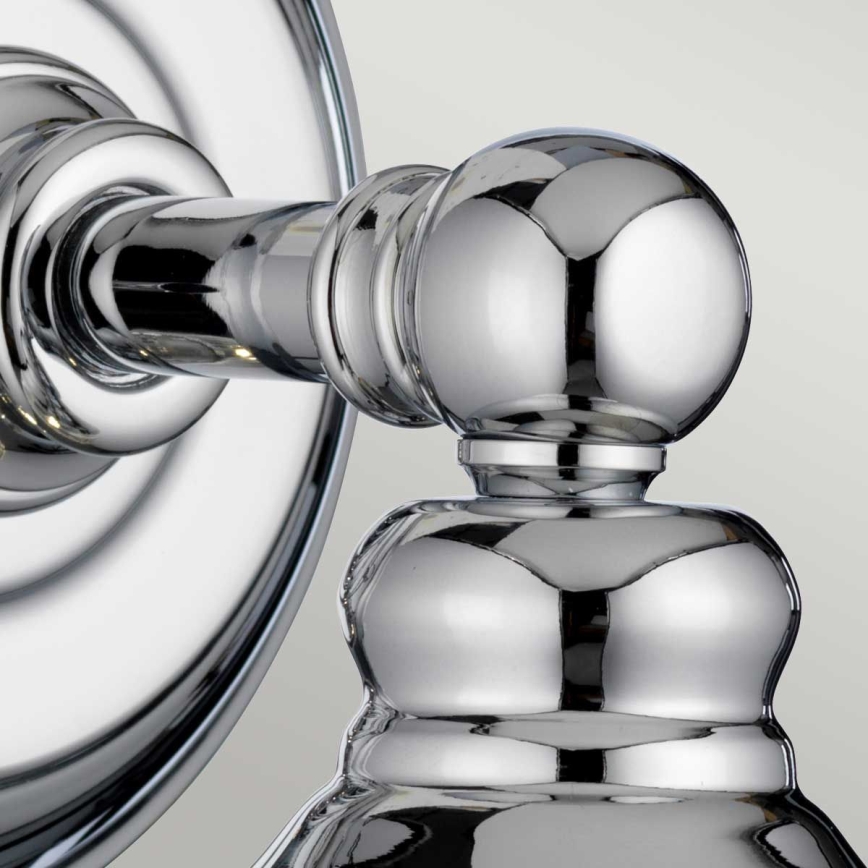 Quintiesse - LED стенна лампа за баня KEYNES 1xG9/3W/230V IP44 лъскав хром