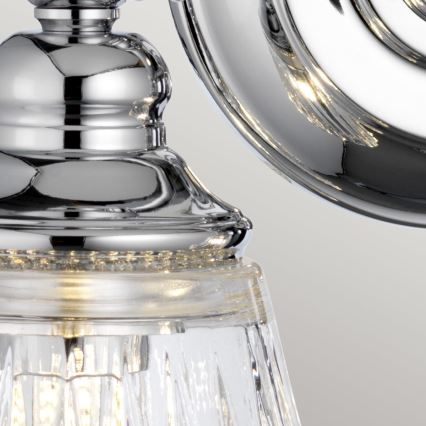 Quintiesse - LED стенен аплик за баня KEYNES 2xG9/3W/230V IP44 лъскав хром