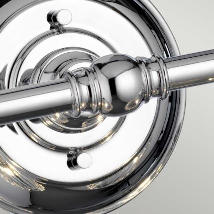 Quintiesse - LED стенен аплик за баня KEYNES 2xG9/3W/230V IP44 лъскав хром