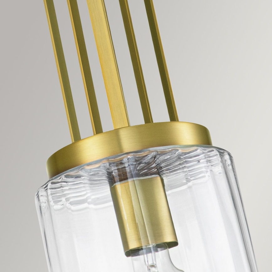 Quintiesse - Пендел с прът KIMROSE 1xE27/60W/230V Ø 17,8 см златен