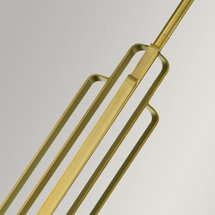 Quintiesse - Пендел с прът KIMROSE 1xE27/60W/230V Ø 17,8 см златен