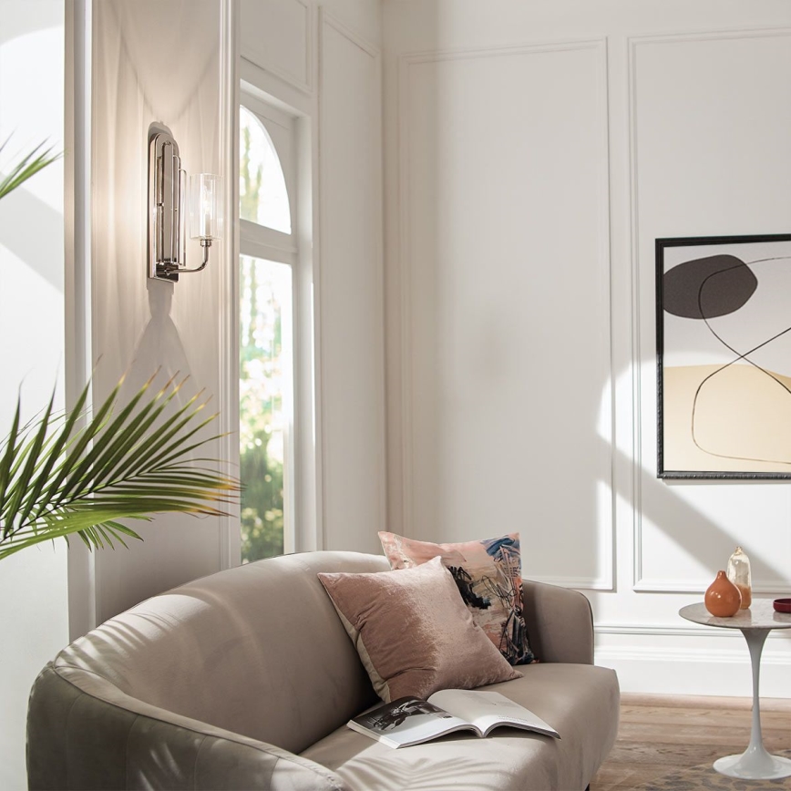 Quintiesse - Стенно осветително тяло KIMROSE 1xE14/40W/230V лъскав хром