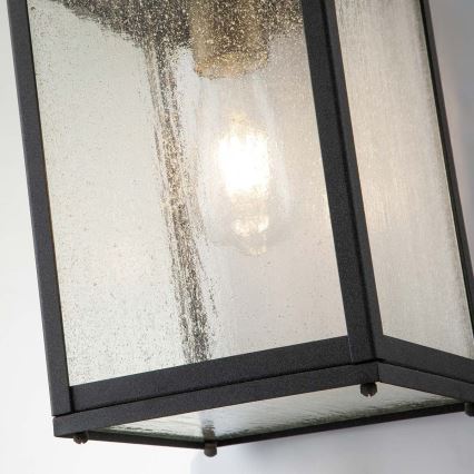 Quintiesse - Външна стенна лампа LAHDEN M 1xE27/60W/230V IP44 черна/златна