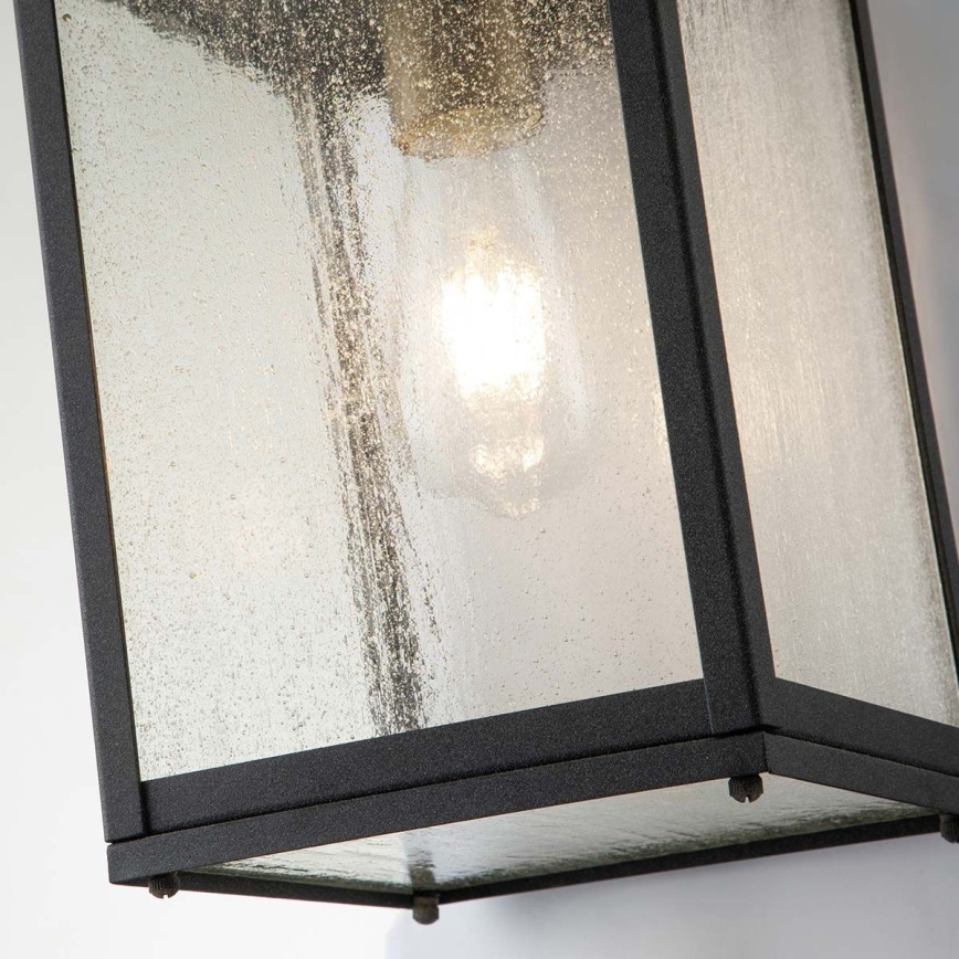 Quintiesse - Външна стенна лампа LAHDEN M 1xE27/60W/230V IP44 черна/златна