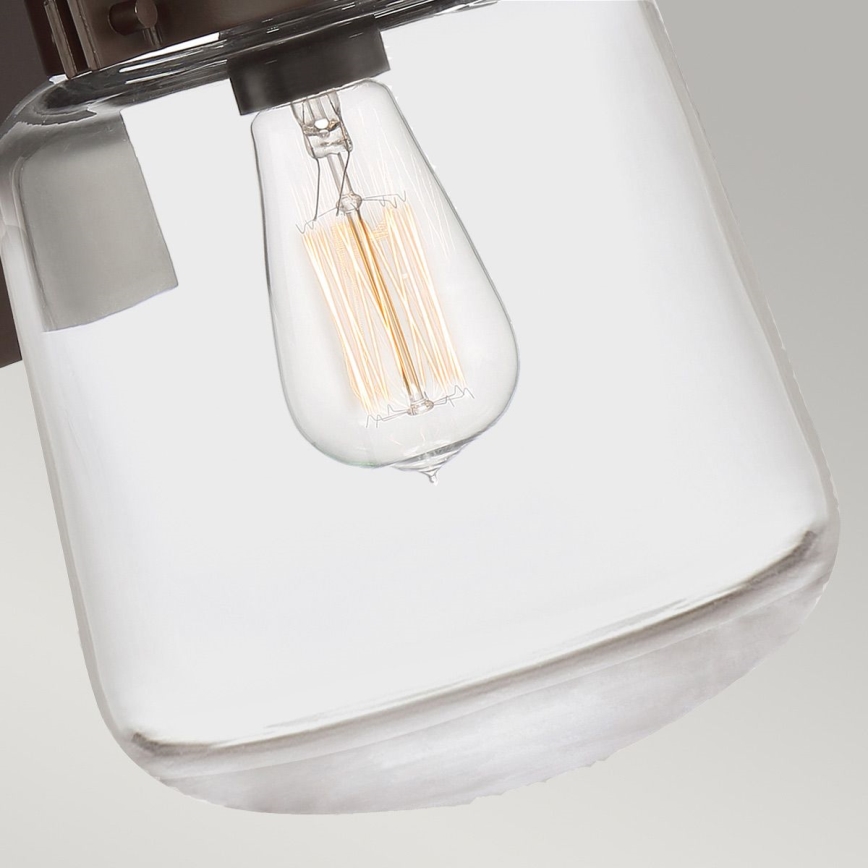 Quintiesse - Външна стенна лампа LASALLE M 1xE27/60W/230V IP44 бронзова