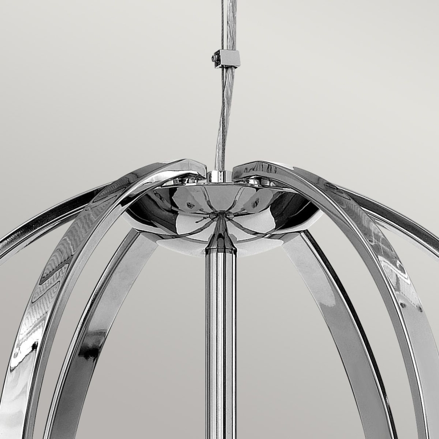 Quintiesse - LED полилей на кабел MONDO 3xG9/3W/230V Ø 45,7 cm, лъскав хром