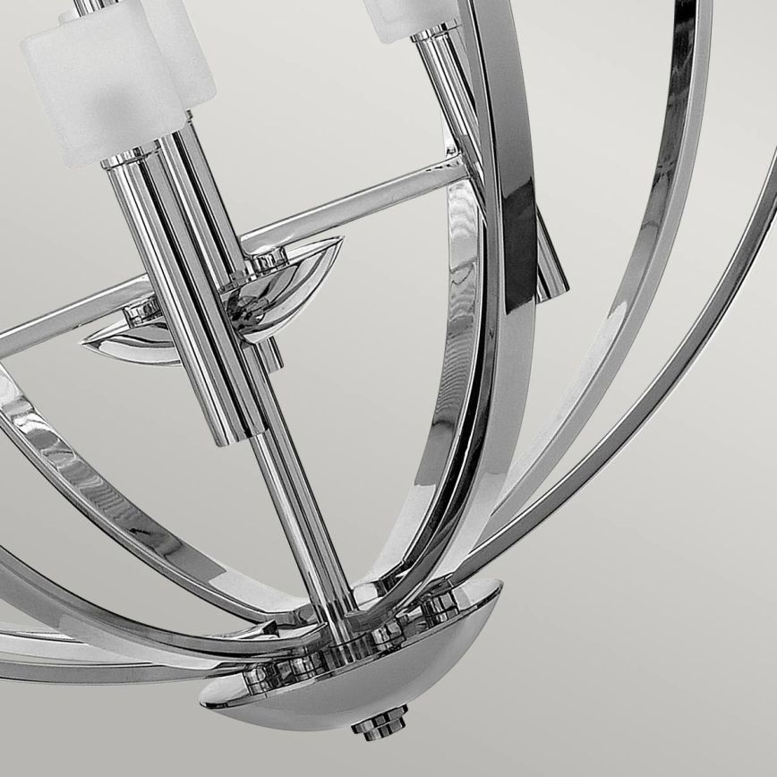 Quintiesse - LED полилей на кабел MONDO 8xG9/3W/230V Ø 71,3 см лъскав хром