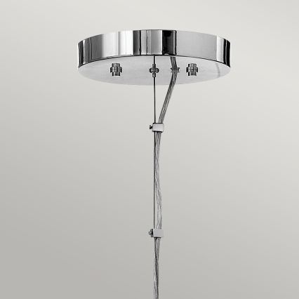 Quintiesse - LED полилей на кабел MONDO 8xG9/3W/230V Ø 71,3 см лъскав хром
