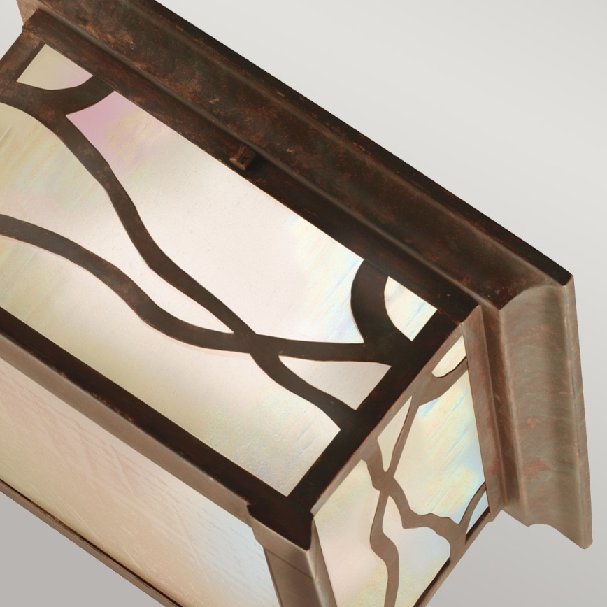 Quintiesse - Външно таванно осветително тяло MORRIS 2xE27/60W/230V IP44 бронзово