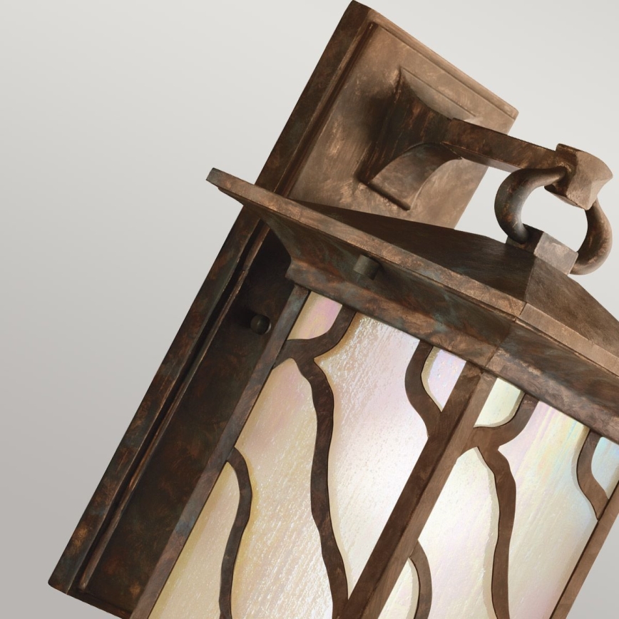 Quintiesse - Външна стенна лампа MORRIS L 1xE27/60W/230V IP44 бронзова