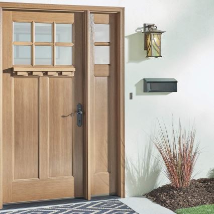 Quintiesse - Външна стенна лампа MORRIS L 1xE27/60W/230V IP44 бронзова