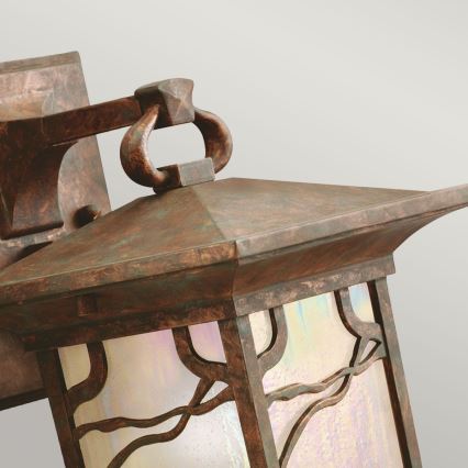 Quintiesse - Външна стенна лампа MORRIS S 1xE27/60W/230V IP44 бронзова