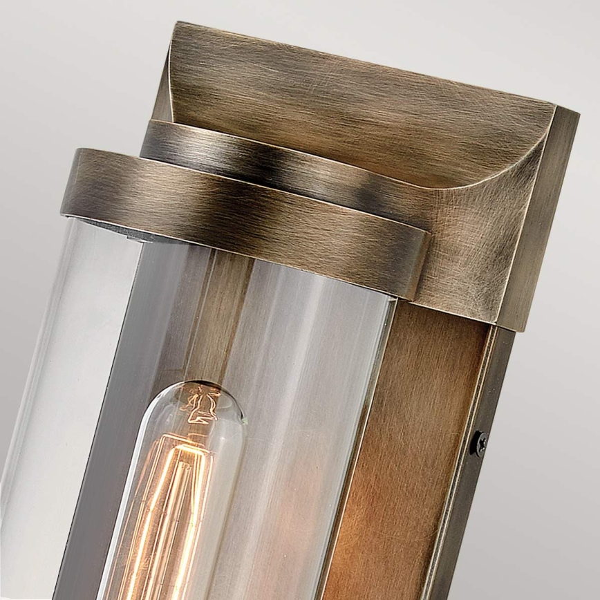 Quintiesse - Външно стенно осветително тяло PEARSON M 1xE27/60W/230V IP44 бронзово