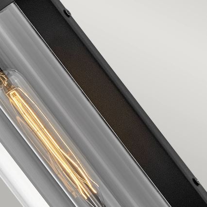 Quintiesse - Външно стенно осветително тяло PEARSON M 1xE27/60W/230V IP44 черно