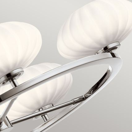 Quintiesse - LED полилей за баня с прът PIM 5xG9/3W/230V Ø 71,1 см IP44 лъскав хром