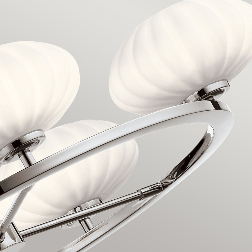 Quintiesse - LED полилей за баня с прът PIM 5xG9/3W/230V Ø 71,1 см IP44 лъскав хром