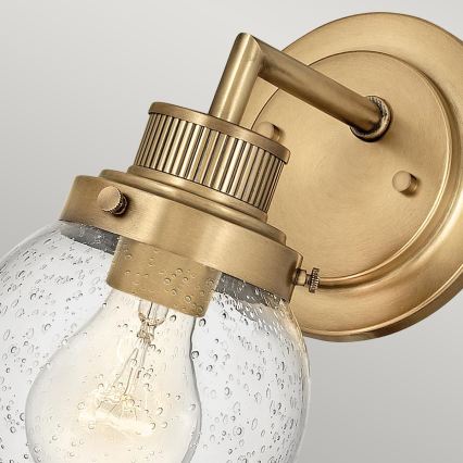 Quintiesse - Стенно осветително тяло за баня POPPY 1xE27/60W/230V IP44 златно