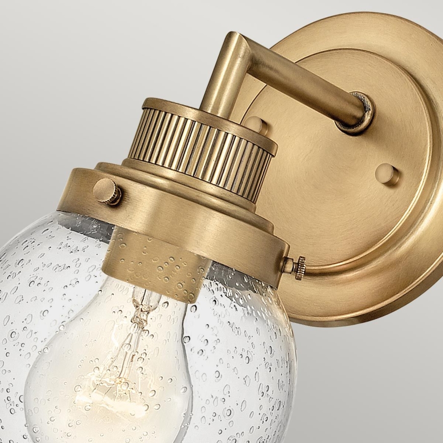 Quintiesse - Стенно осветително тяло за баня POPPY 1xE27/60W/230V IP44 златно